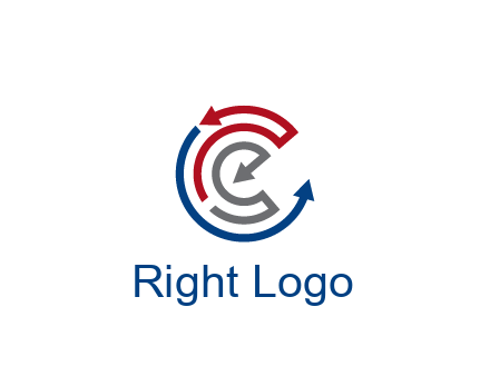 maze pattern arrows communication logo
