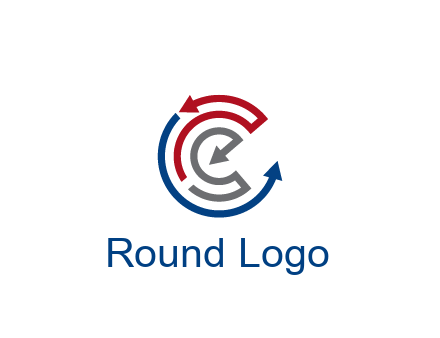 maze pattern arrows communication logo