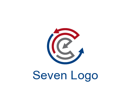 maze pattern arrows communication logo