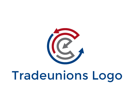 maze pattern arrows communication logo