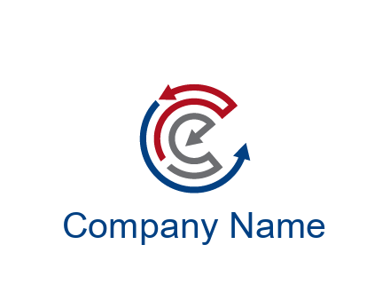 maze pattern arrows communication logo