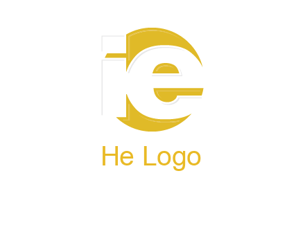 letter i and e inside the circle logo