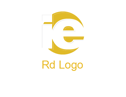 letter i and e inside the circle logo