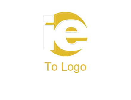letter i and e inside the circle logo