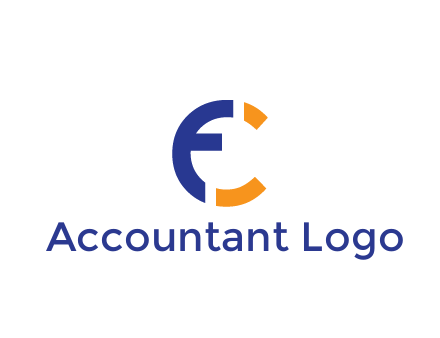 letter F and C finance logo