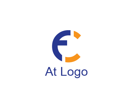 letter F and C finance logo
