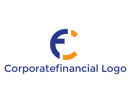 letter F and C finance logo