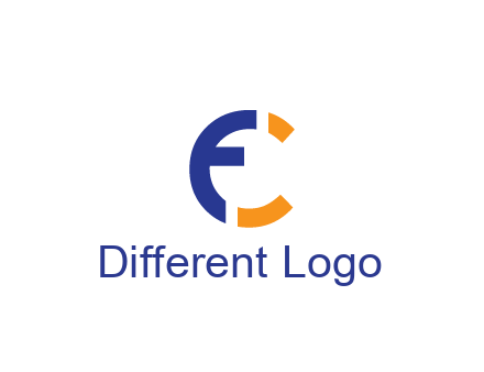 letter F and C finance logo