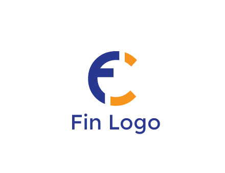 letter F and C finance logo