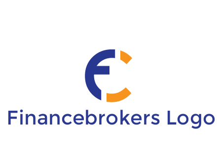 letter F and C finance logo