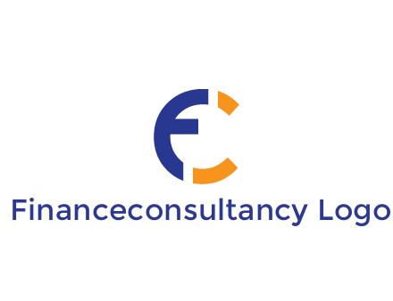 letter F and C finance logo