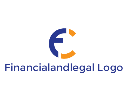 letter F and C finance logo