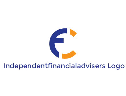 letter F and C finance logo