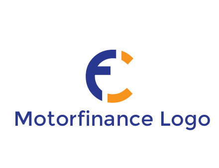 letter F and C finance logo