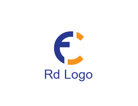 letter F and C finance logo