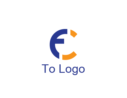 letter F and C finance logo