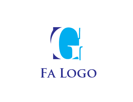 letter G fashion logo