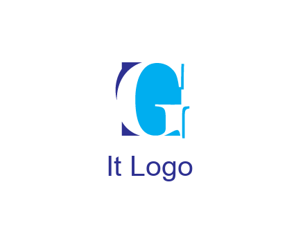 letter G fashion logo