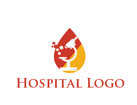 microscope in drop health logo