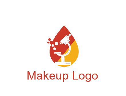 microscope in drop health logo
