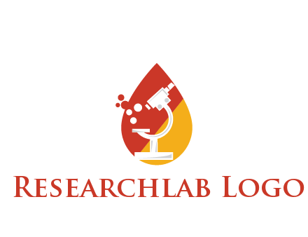 microscope in drop health logo