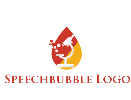 microscope in drop health logo
