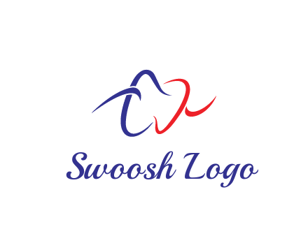 line art teeth dental logo