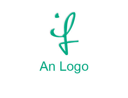 calligraphic letter IF