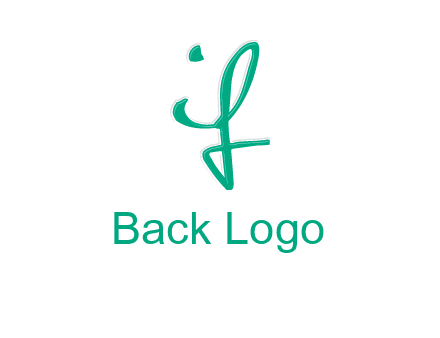 calligraphic letter IF