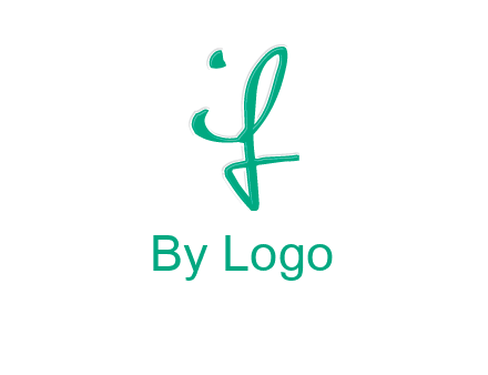 calligraphic letter IF