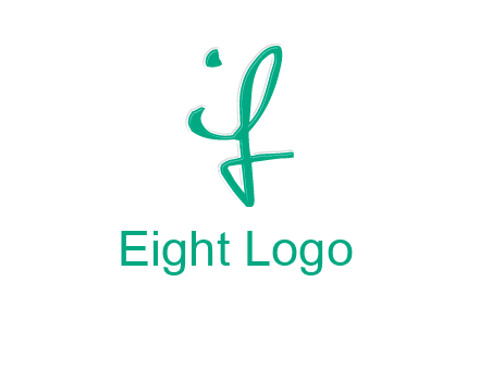 calligraphic letter IF