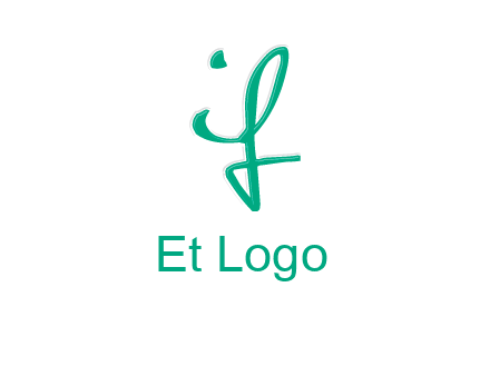 calligraphic letter IF