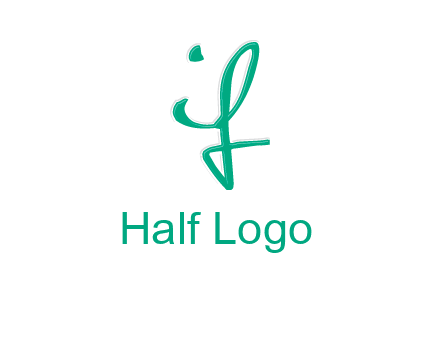 calligraphic letter IF