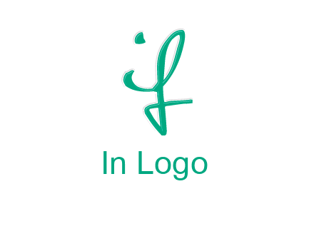 calligraphic letter IF