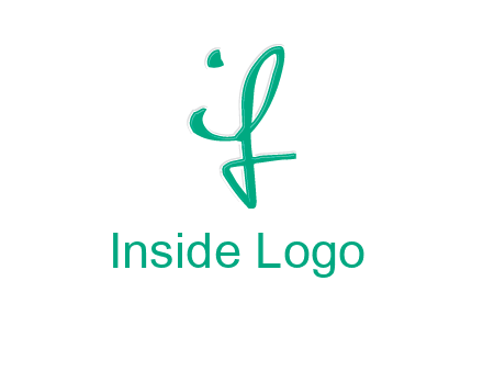 calligraphic letter IF