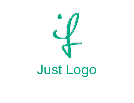 calligraphic letter IF