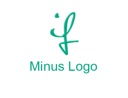 calligraphic letter IF