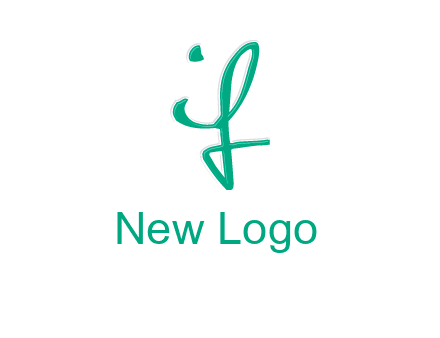 calligraphic letter IF