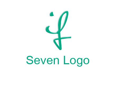calligraphic letter IF