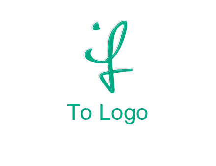 calligraphic letter IF