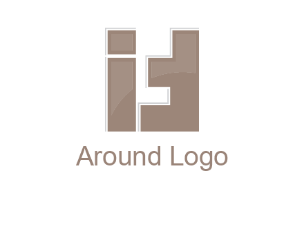 blocky shapes forming letter FIT