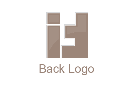 blocky shapes forming letter FIT