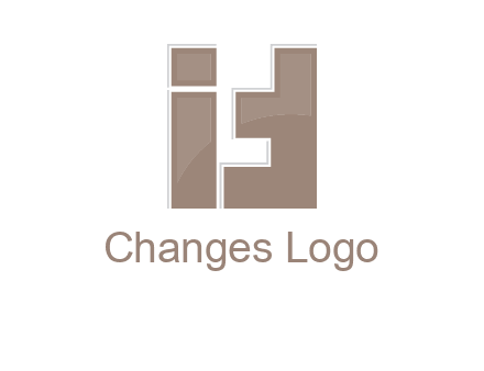 blocky shapes forming letter FIT