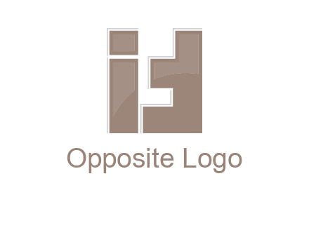 blocky shapes forming letter FIT