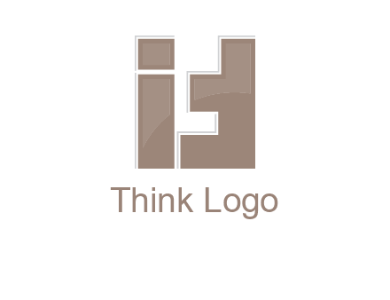 blocky shapes forming letter FIT