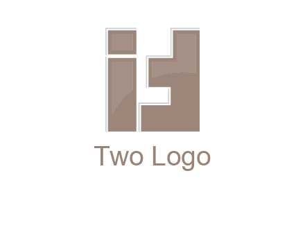 blocky shapes forming letter FIT