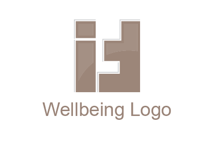blocky shapes forming letter FIT