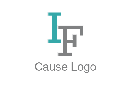 letter IF together