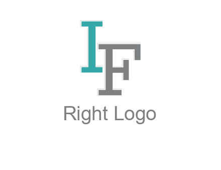 letter IF together