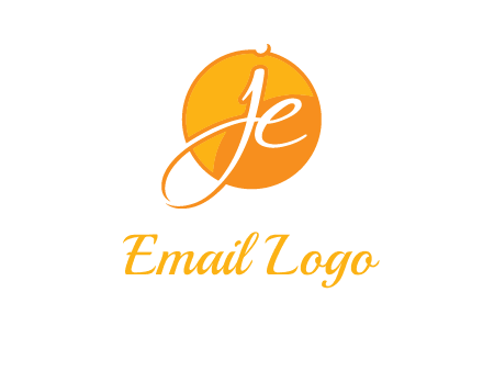 letter j and e inside the circle logo